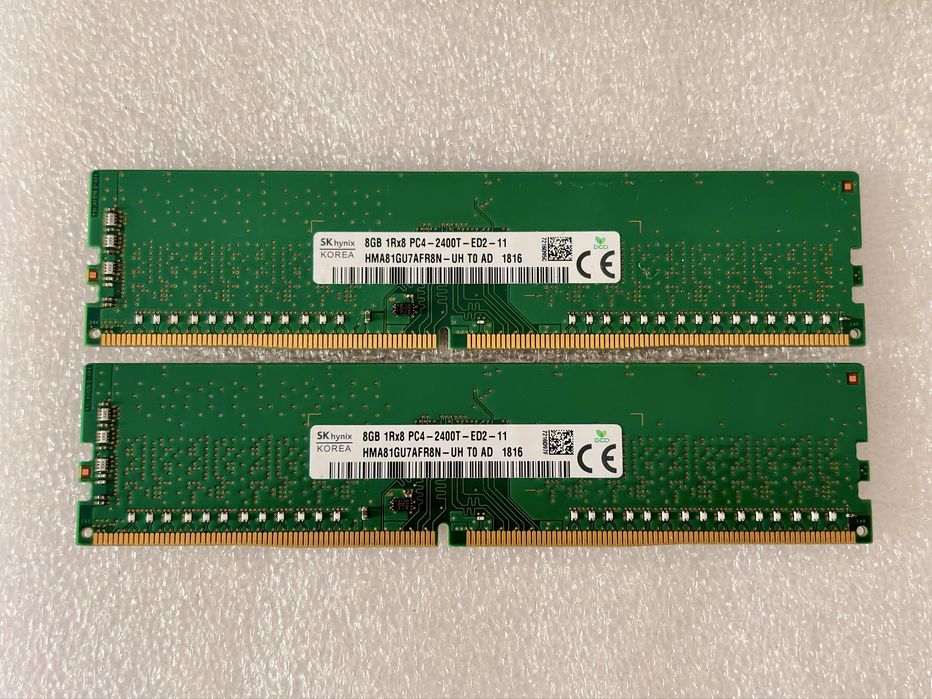 Pamięć RAM 2x8GB DDR4 Hynix  2400MHz ECC UDIMM HMA81GU7AFR8N-UH