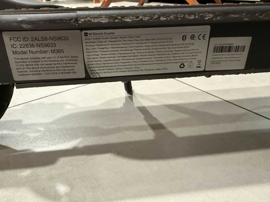 Hulajnoga elektryczna XIAOMI M365 nowa bateria + GW 6 msc