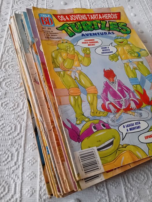 Revista vintage Tartarugas Ninja