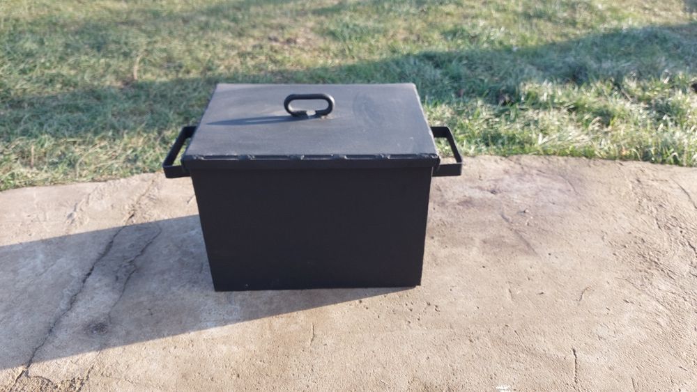 Коптильня - мангал гарячого копчення товщина 4 мм з гідрозатвором