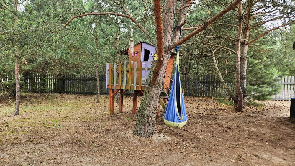 Dom letniskowy w lesie  nad Wkrą, 60km od W-wy.