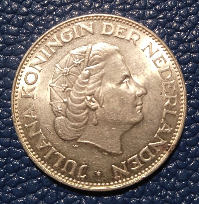 Holanda   2 1/2 Florim 1961 Prata