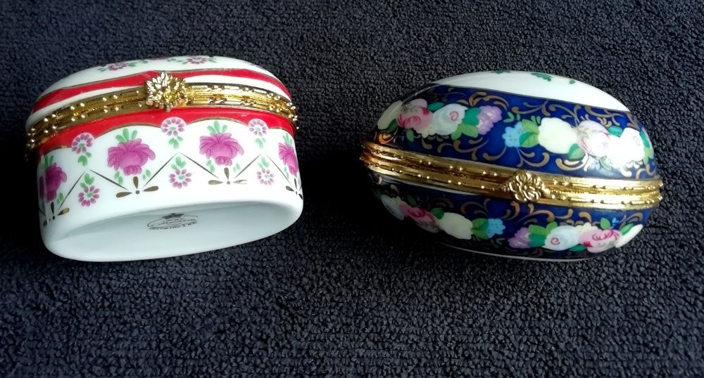 Hand-painted Nav Collection Porcelain Box