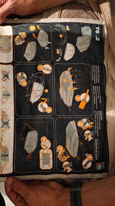 Tendas campismo Quechua t6.2