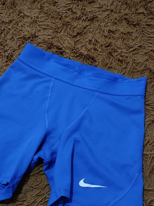 Nike Dri-Fit kolarki damskie S niebieskie sportowe