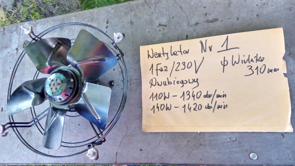 wentylator , mieszacz powietrza