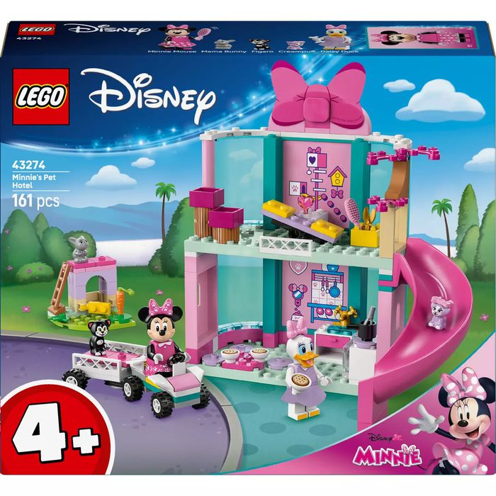 LEGO Disney Miki i przyjaciele Hotel dla zwierząt Minnie 43274. LEGO