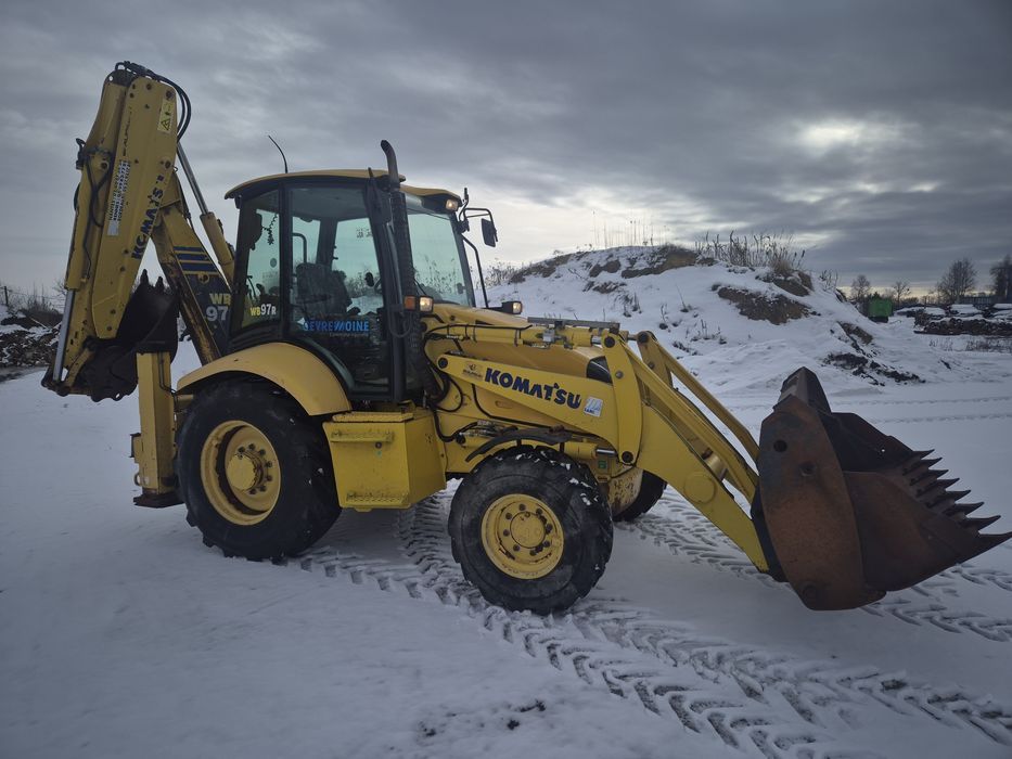 Koparko ładowarka KOMATSU WB 97R sprowadzona super stan jcb