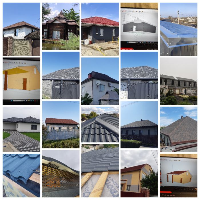 Кровельные работы. Каменское. Монтаж кровли. Ремонт крыш