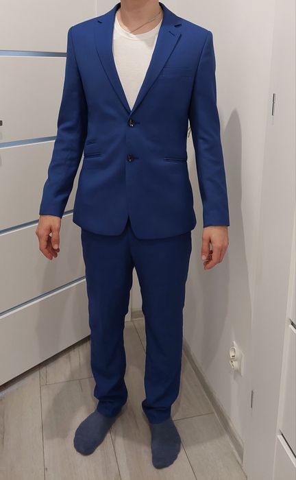 Garnitur granatowy / kobaltowy