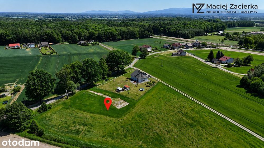 Bąków – 1319 m² | Idealna, płaska działka budowlana