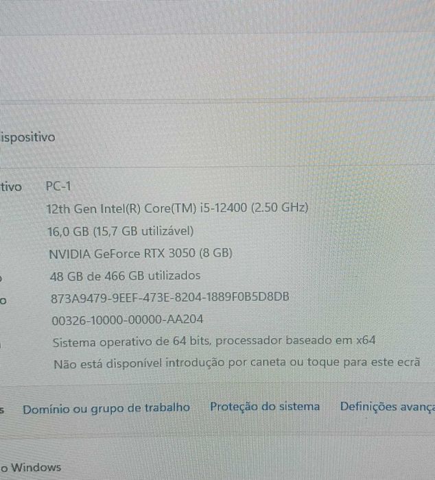 PC Gaming, Intel i5-12400 | RTX 3050 8GB | 16GB RAM