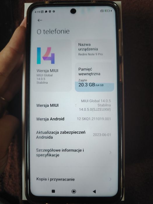 Xiaomi Redmi note 9 pro