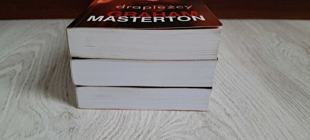 3x Graham Masterton Zaklęci + Drapieżcy + Duch ognia