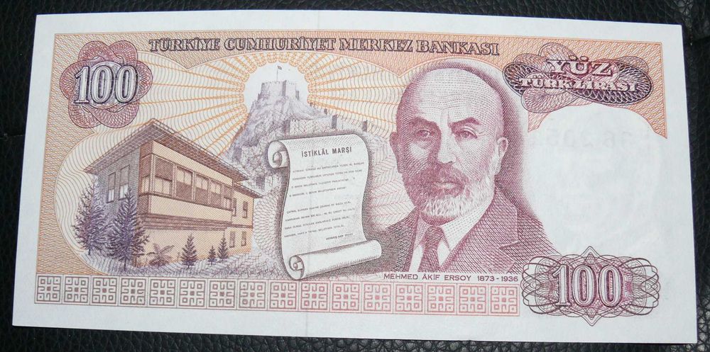 Turcja 100 lira 1970 P.194 -UNC