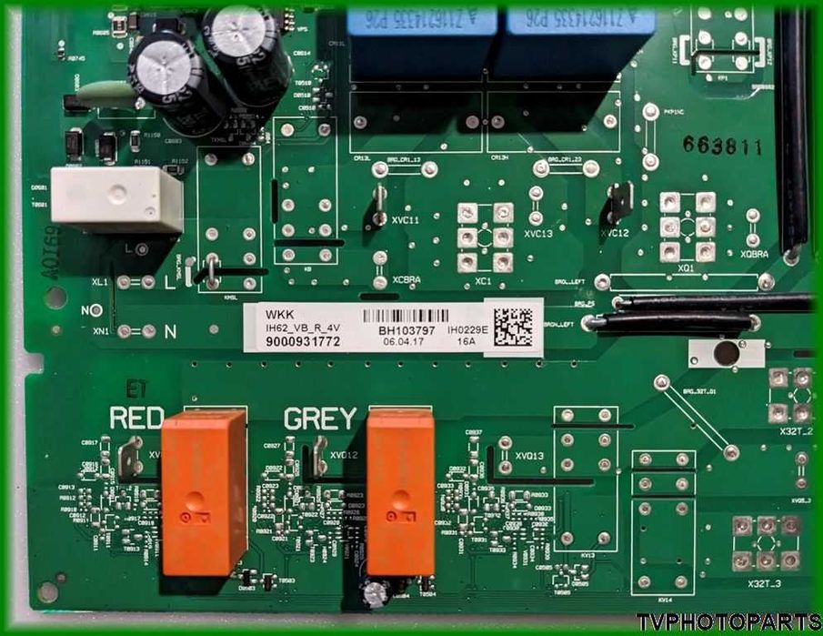 силова плата IH62_VB_R_4V 9000931772 для Bosch PXX675DC1E