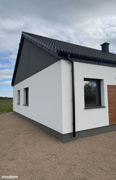 Bliźniak parterowy 92 m2 z dużym ogrodem, Borkowice