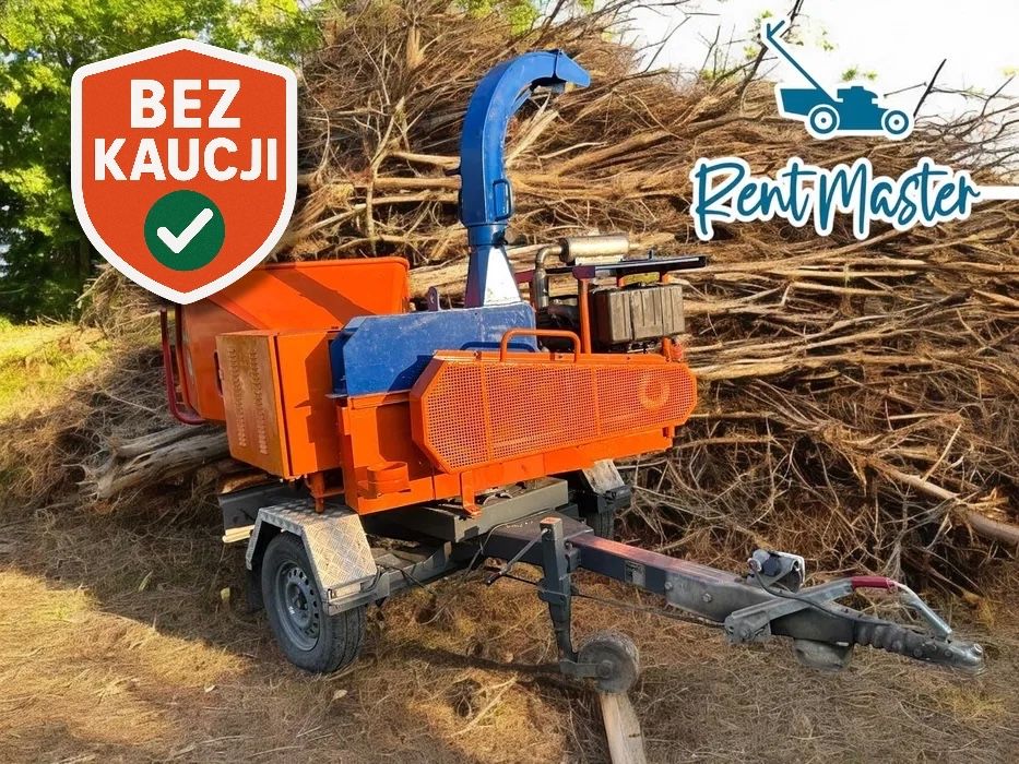 Rębak Spalinowy Rozdrabniacz do Gałęzi 30KM 15cm Wynajem Wypożyczalnia