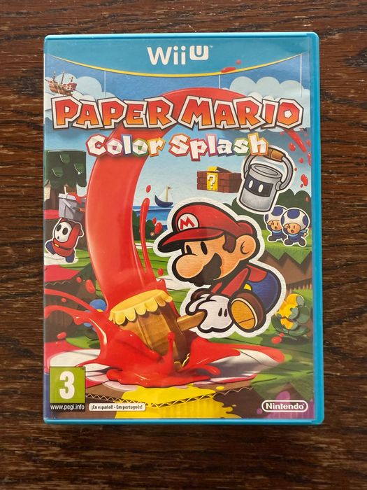Jogo Wii U - Paper Mario Color Splash