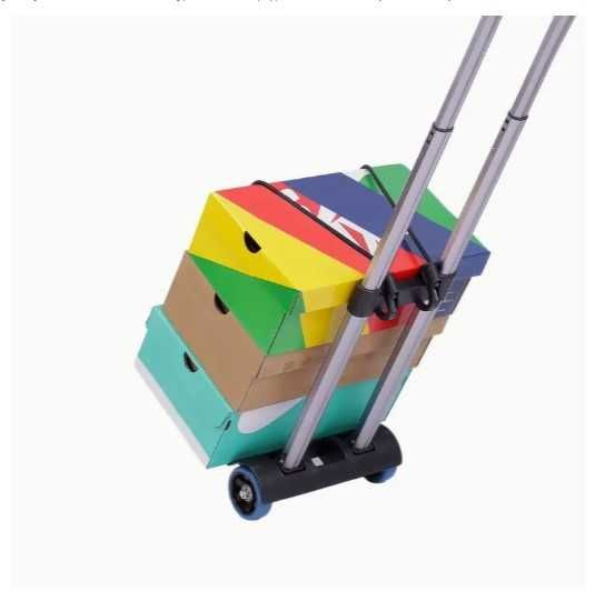 Складний візок для покупок телескопічною ручкою тачка тачянка алюміній