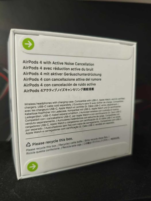 Apple Airpods 4 ANC Novos Selados COM GARANTIA Agosto 2026