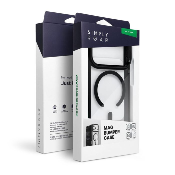 ROAR futerał MAG BUMPER kompatybilny z MagSafe do IPHONE 16 Pro czarny