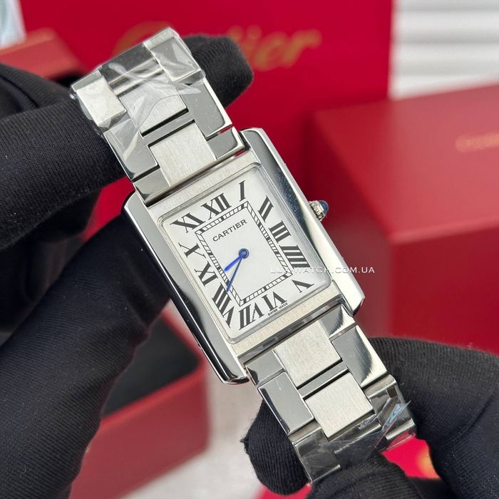 Чоловічий годинник Cartier Tank часы