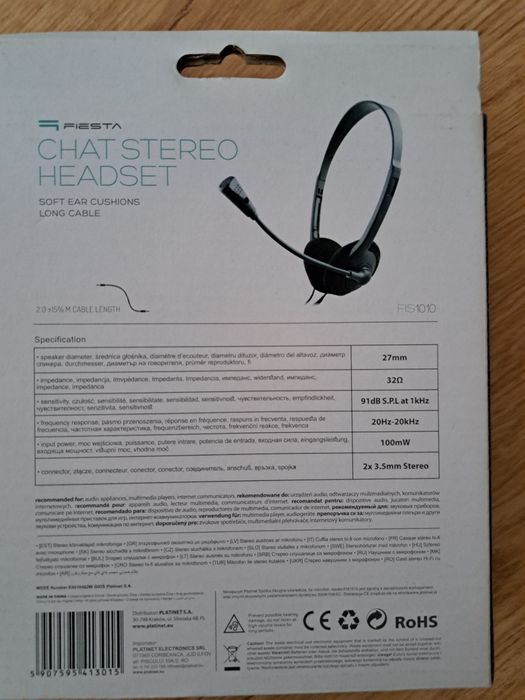 Słuchawki z mikrofonem