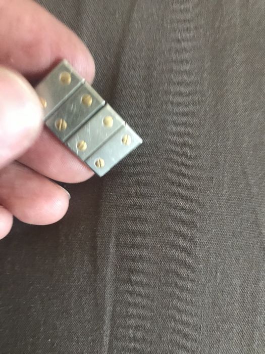 elos bracelete relogio cartier santos (aco e ouro)