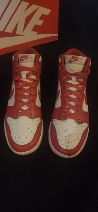 Nike dunk retro high university red/white