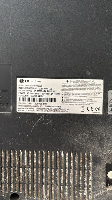 Podstawa noga stopa plus śruby LG 37LG3000