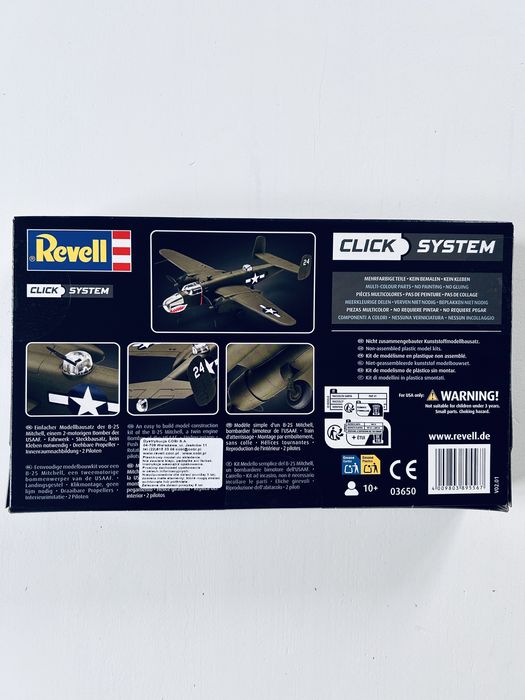 Samolot B-25 Mitchell Click System model Revell 03650