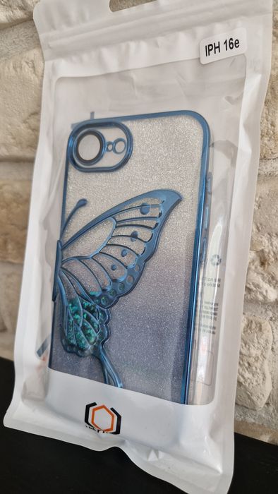 Tel Protect Butterfly Water Case do Iphone 17e/16e niebieski