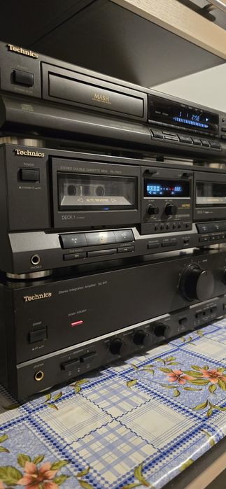 Wieża Technics  "lata 90" vintage SU-810, RS-TR313, SL-PG460A