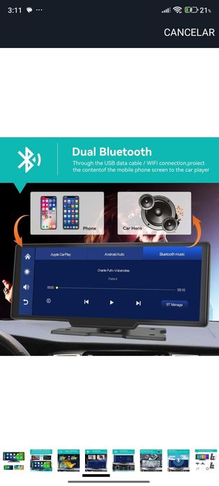 Carplay écran Android Hodozzy