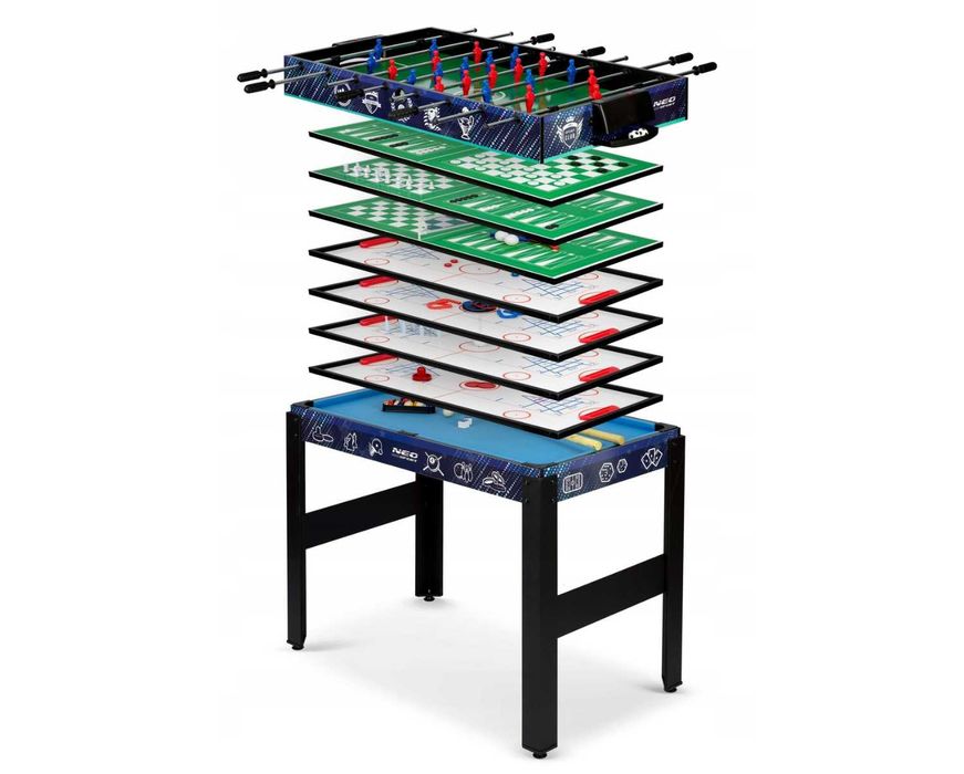 ABSOLUTNY HIT! Stół Wielofunkcyjny 12w1 Piłkarzyki Bilard Cymbergaj