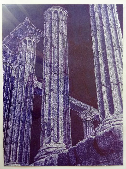 Quadro original templo Évora