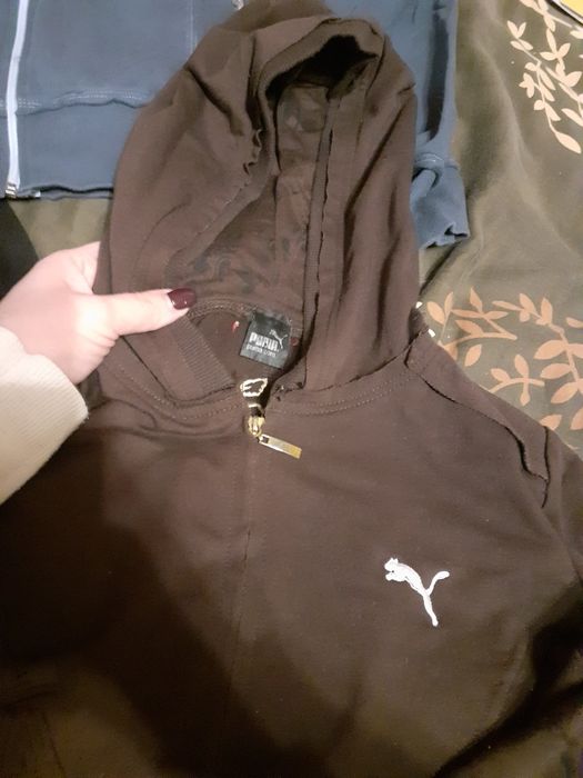 Trzy bluzy na zamek w rozmiarze Puma