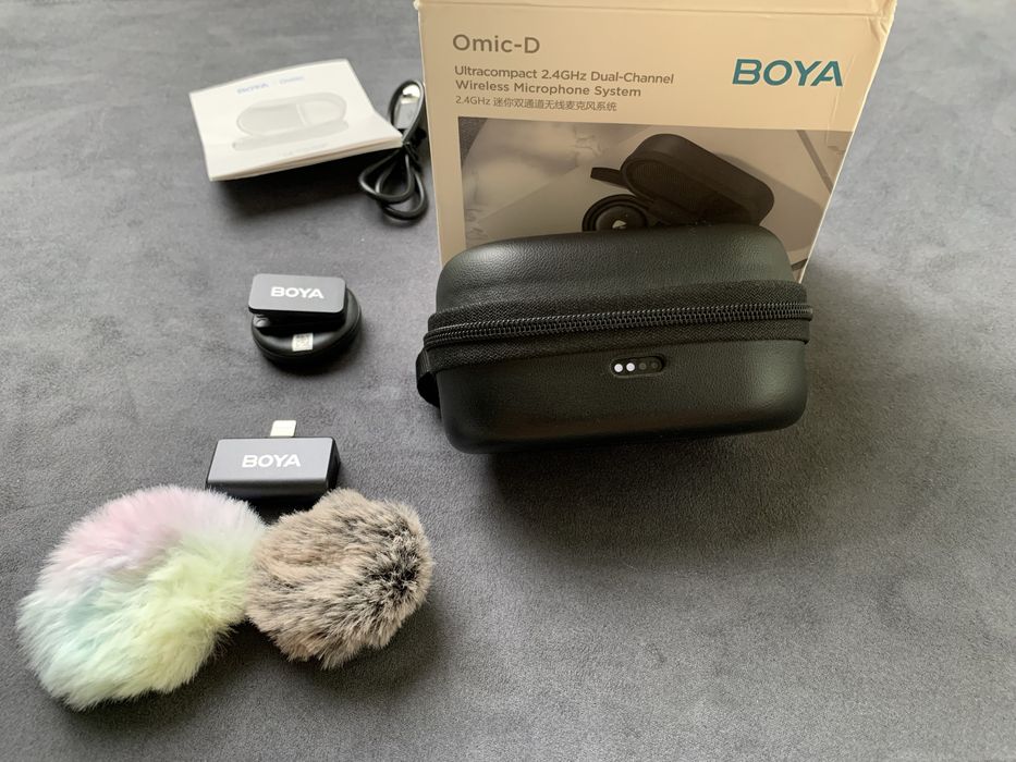 Бездротові петличні мікрофони Boya Omic-D