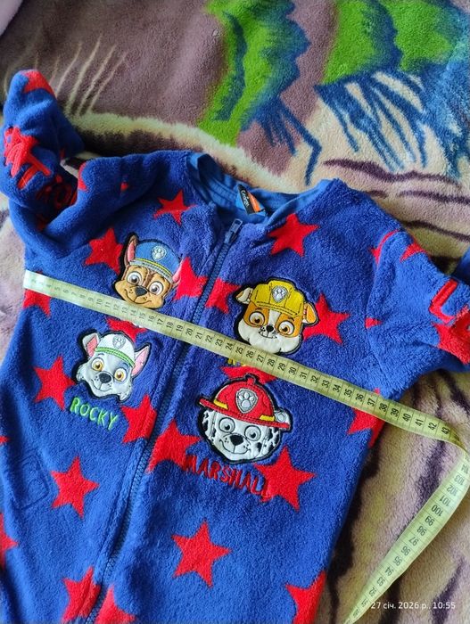 Кегурумі  116-122 Патруль, Кегурумі 122-128 Сонік, теплі піжами