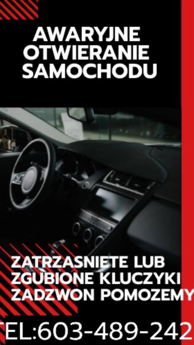 Awaryjne otwieranie samochodów Głogów Lubin Polkowice i okolice