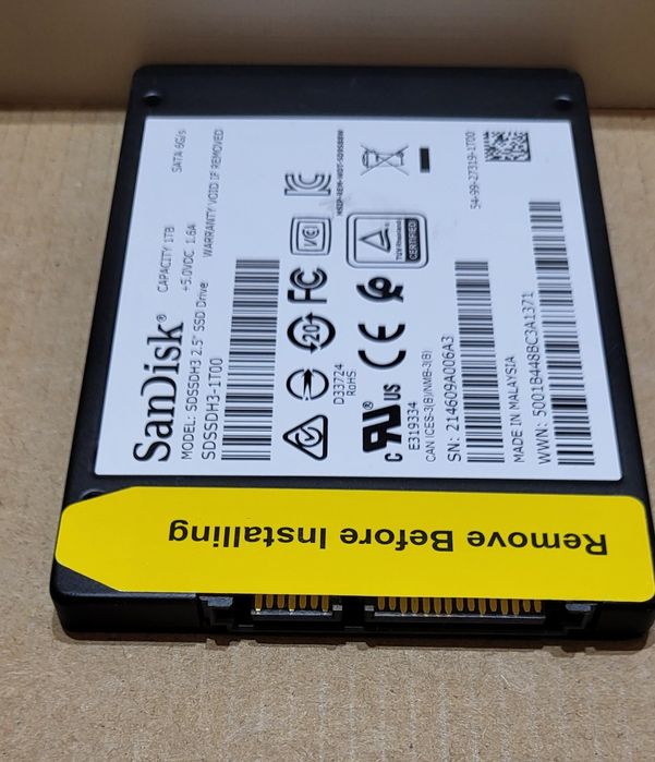 Nowy Dysk SSD SanDisk Ultra 3D 1TB SATA 6g/s