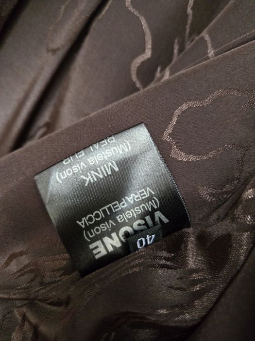 Красивая норковая шуба