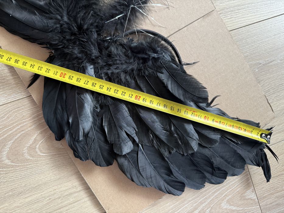 Skrzydła czarne kostium