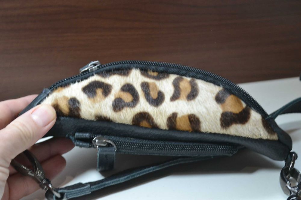 Chabo сумка поясная на пояс кожаная YKK унисекс бананка