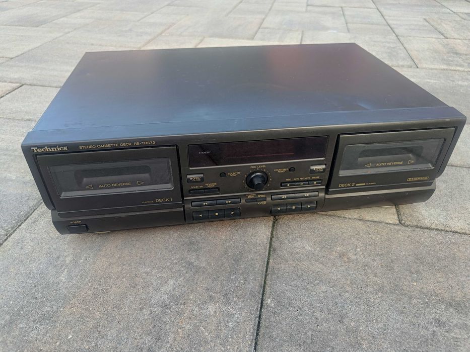 Magnetofon Technics RS-TR373 Podwójny Deck Kasetowy Vintage Audio Cassette
