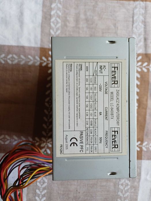 Stare zasilacze komputerowe Fujitsu, Linkworld, Gembird