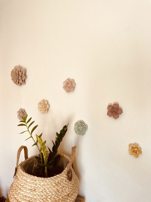 Flores gesso perfumado cerâmico para decorar parede