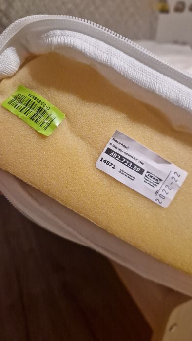 Łóżko Kura Ikea + materac  MOSHUL Ikea