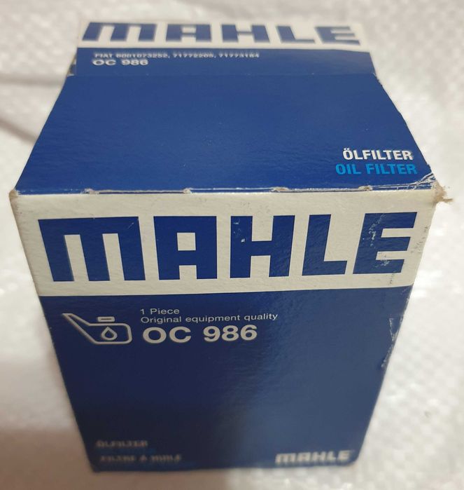 Масляный фильтр MAHLE OC 986